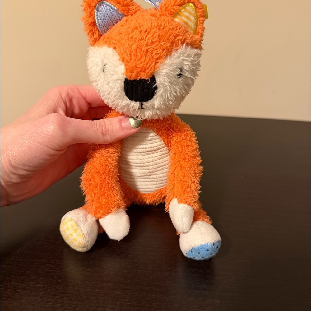 Orange Plush Fox Stuffed Animal - Kids Toy